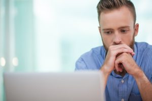 A frustrated user visiting your website