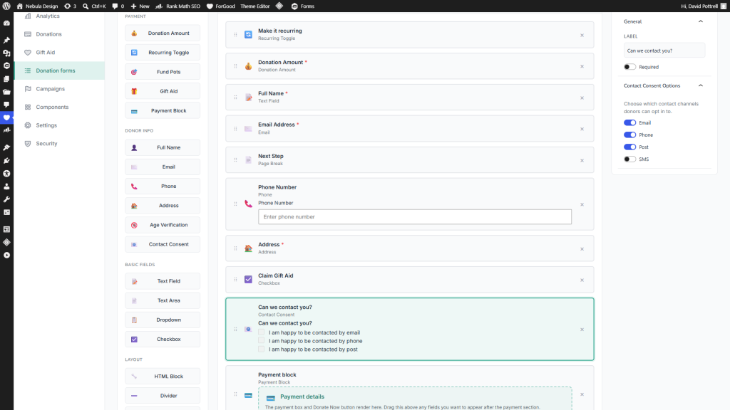 Custom Forms